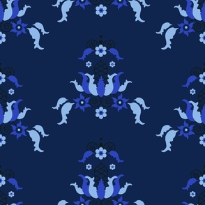 Victorian: Medium Blue