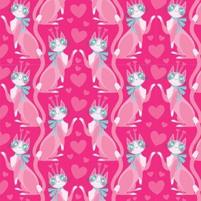 Valentine Kitties_pink