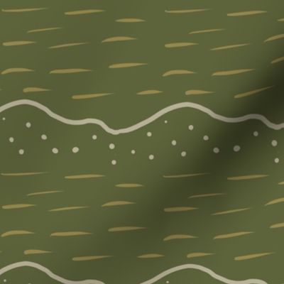 Olive Green Lace art - Blender for Forest Biome Collection