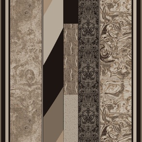 Vintage Vertical Textured Stripe - Neutral 241