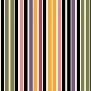 (S) Magic Stripes / Retro Purple Color Version / Small Scale or Doll House Wallpaper