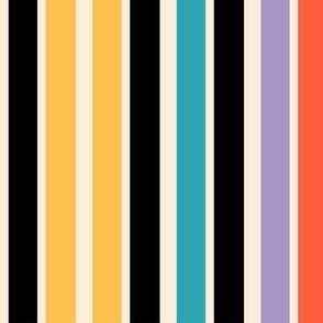 (M) Magic Stripes / 1960s Color Version / Medium Scale