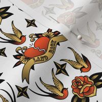 Land Back - Sailor Jerry Traditional Tattoo Style Print