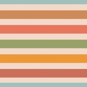 Modern Multi Stripes -  Midcentury 