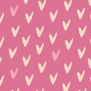 Blissful Hearts - Dark Pink