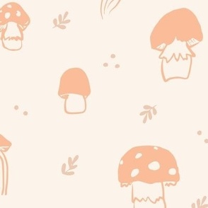 Forest Fungi Peach Fuzz Pantone2024