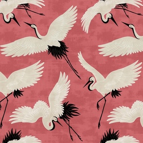 Cranes - Dusty Pink - Medium