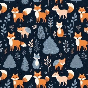 Fox, Woodland Animals