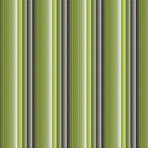 stripes zig zag flame stitch forest green