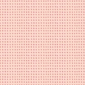 Dots - Peach / Dark Pink