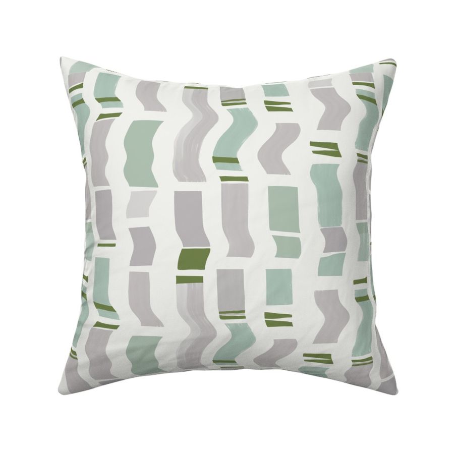 Soft Creme entry tapestry green