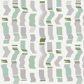 Soft Creme entry tapestry green