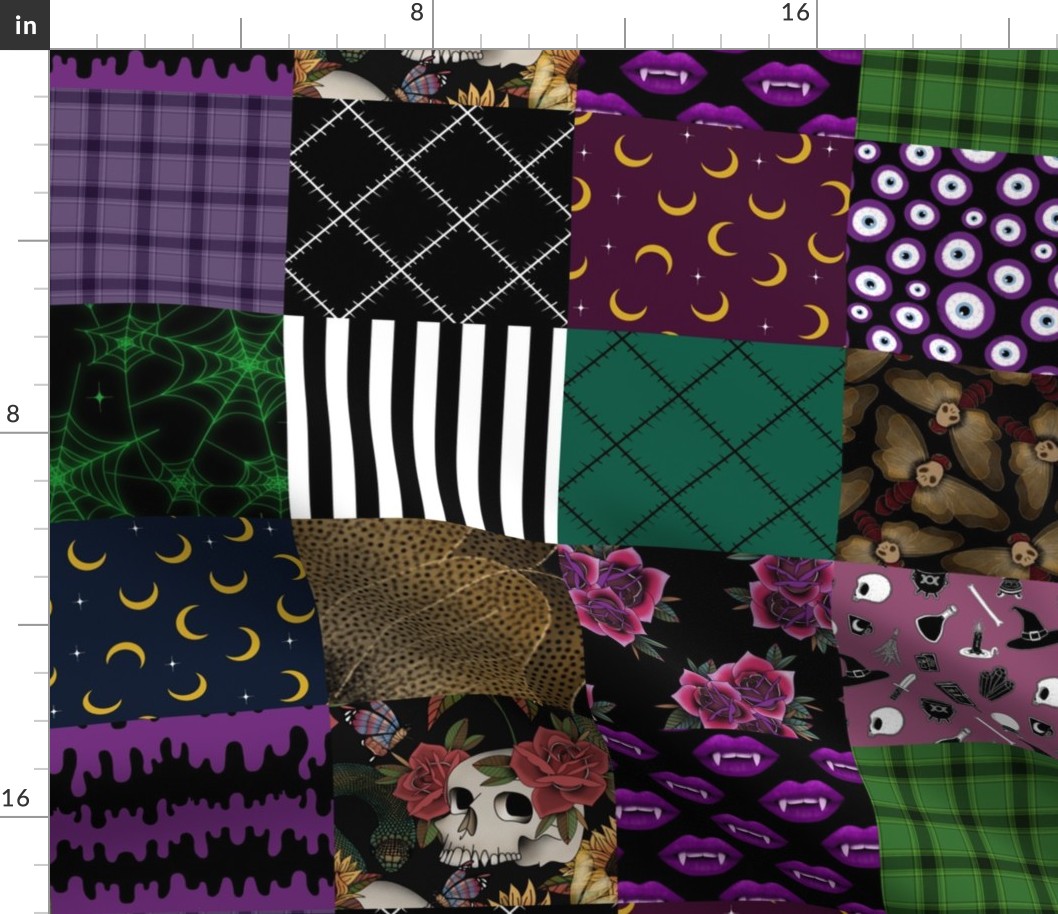 Whimsigoth cheater quilt