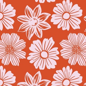 Spring Flowers | orange | medium