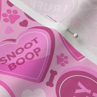 Valentines Day Heart Cute Conversation Hearts Dog Bandana Pink Light Pink Girls