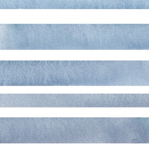 Blue Watercolour Stripe