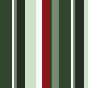 Red Green White Stripe (Medium Scale)
