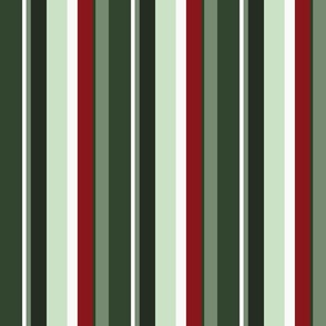Red Green White Stripe (Small Scale)