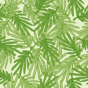 (M) Pine Leaves | Pale Vista Green | Med Scale