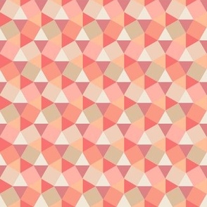 Geometric Peach Plethora small