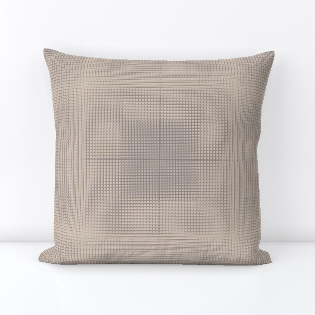 Eco Chic Gradient Art - Texturized Check Pattern - Wabi Sabi Gradient 1