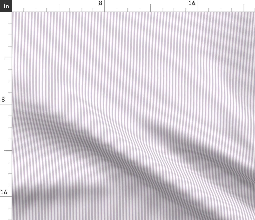 Candy Stripe 1/8" - 3241 micro // lavender fog and white