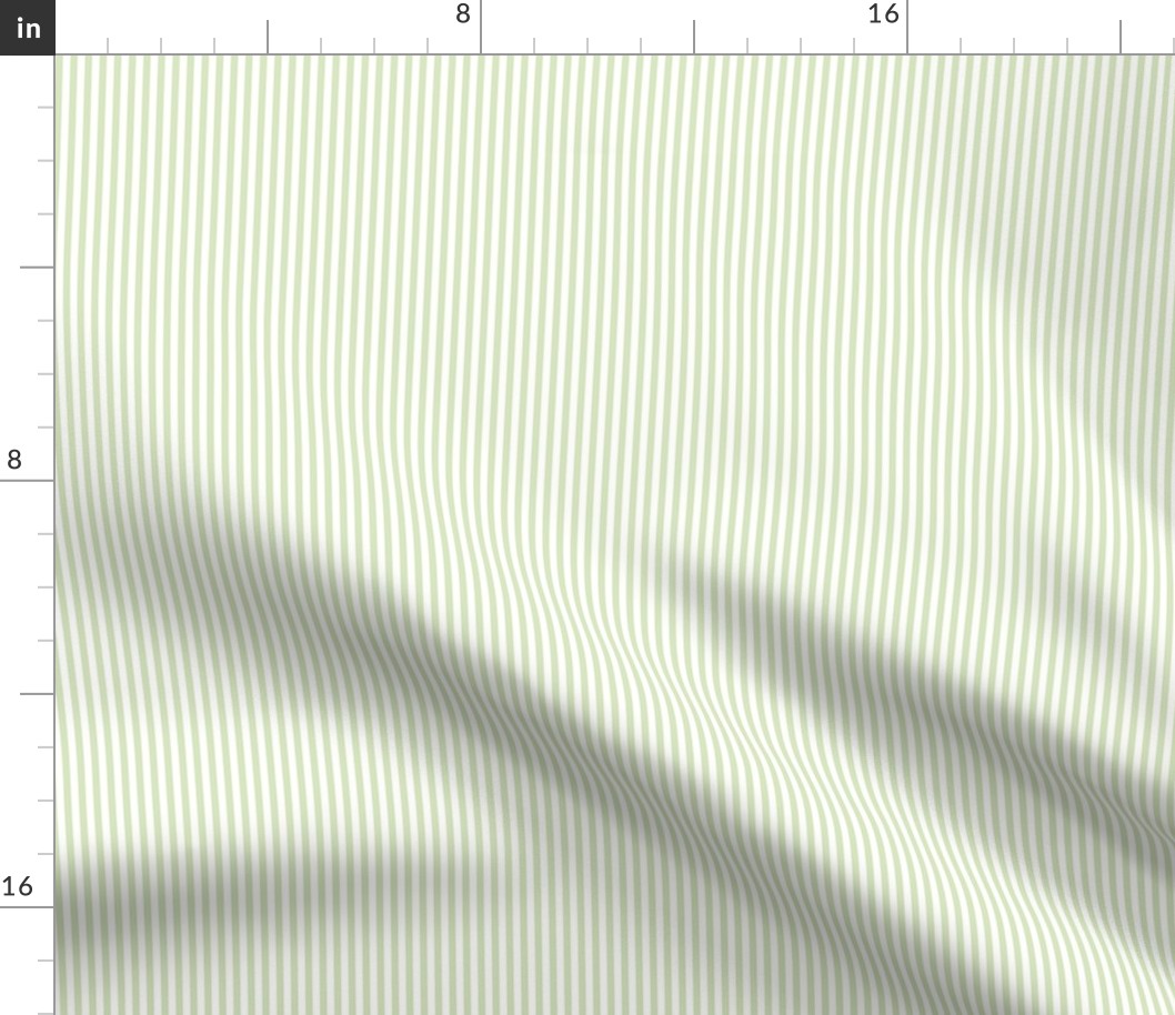 Candy Stripe 1/8" - 3244 micro // pastel green and white