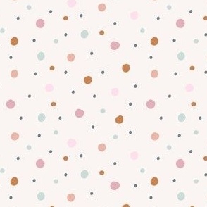 Tiny hand drawn polka dots