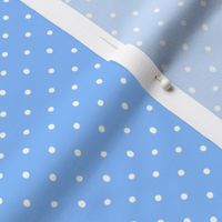 Baby Blue & Yellow - White Dots on Blue