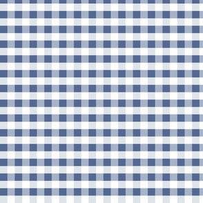 Gingham blue tones