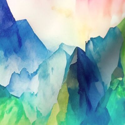 rainbow prism mountains