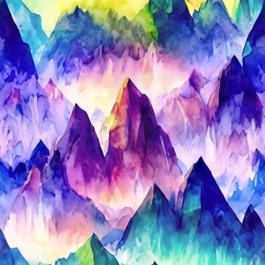 rainbow prism mountains