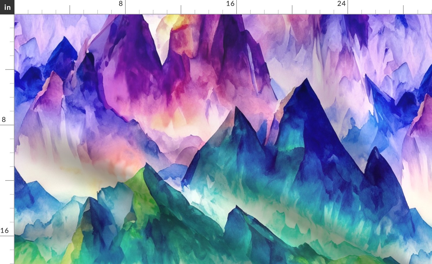 rainbow prism mountains