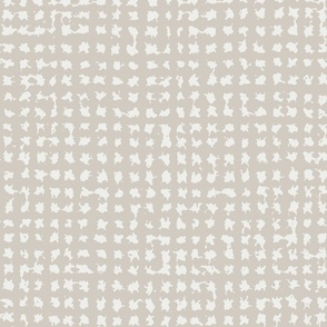 Large // Light gray and white crosshatch burlap woven texture. 