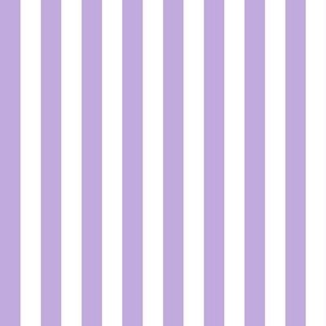 Candy Stripes lilac and white - small scale