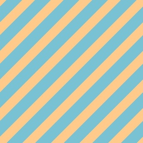 stripe, line, geometric, minimal, blue, orange (large size)