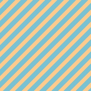 stripe, line, geometric, minimal, blue, orange (medium size)