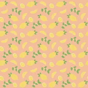 lemon, lemonade, citrus, summer, yellow, orange (small size)