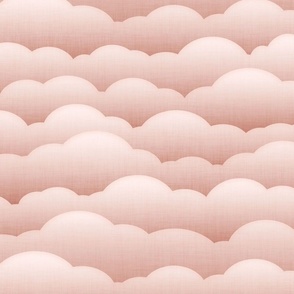 cloudy lines in dusty pink