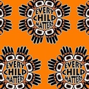 Every Child Matters Tribal Hands Design