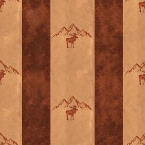Rustic Mountain Moose