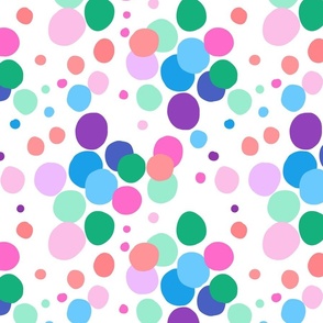 Love Dots dotted colorful pattern