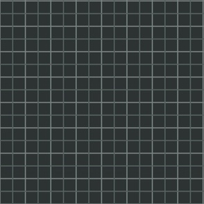 Dark muted green check pattern