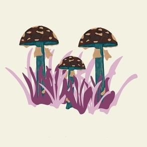Ground_Cover-Purple_Grass_Mushrooms