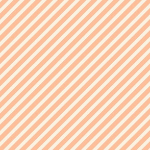 Peach Fuzz Diagonal Stripes 
