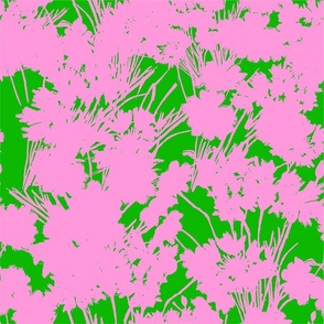17k silhouette pink on green