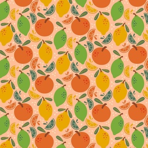 Bold Botanical - Citrus Squeeze - Retro Peach Fuzz Palette