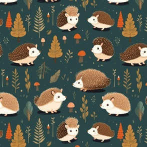 Woodland Animals Hedgehog