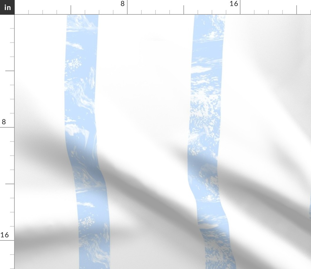 Marble Splash Bold Stripes Powder Blue