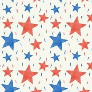 Small Fourth of July Stars and Sprinkles